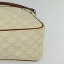 GUCCI GG Supreme Shoulder Bag PVC White Gold 189898 Auth yk18307-15