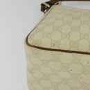 GUCCI GG Supreme Shoulder Bag PVC White Gold 189898 Auth yk18307-16