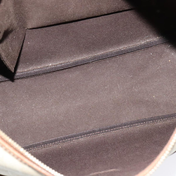 GUCCI GG Supreme Shoulder Bag PVC White Gold 189898 Auth yk18307