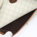 GUCCI GG Supreme Shoulder Bag PVC White Gold 189898 Auth yk18307-11