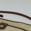 GUCCI GG Supreme Shoulder Bag PVC White Gold 189898 Auth yk18307-8