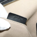 LOEWE anagram Shoulder Bag PVC Gray Gold Auth yk18308-11