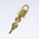 LOEWE anagram Shoulder Bag PVC Gray Gold Auth yk18308-22