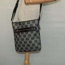 LOEWE anagram Shoulder Bag PVC Gray Gold Auth yk18308-23