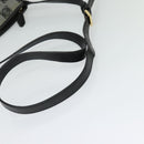 LOEWE anagram Shoulder Bag PVC Gray Gold Auth yk18308-7