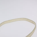 BURBERRY Nova Check Shoulder Bag Canvas Beige Silver Auth yk18321-8