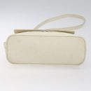 BURBERRY Nova Check Shoulder Bag Canvas Beige Silver Auth yk18321-5