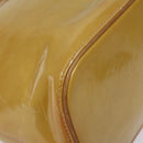 LOUIS VUITTON Monogram Vernis Houston Hand Bag Beige M91004 LV Auth yk18346-14
