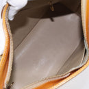 LOUIS VUITTON Monogram Vernis Houston Hand Bag Beige M91004 LV Auth yk18346-10