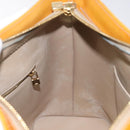 LOUIS VUITTON Monogram Vernis Houston Hand Bag Beige M91004 LV Auth yk18346-20