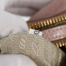 PRADA Hand Bag Leather 2way Pink Gold Auth yk18353M-11