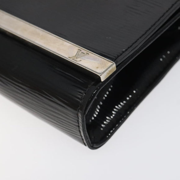 LOUIS VUITTON Electric Epi Pochette Sevigne Bag Black M4055N LV Auth yk18368