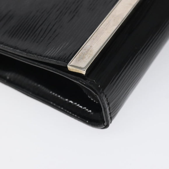 LOUIS VUITTON Electric Epi Pochette Sevigne Bag Black M4055N LV Auth yk18368