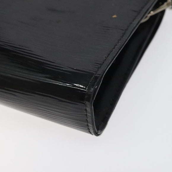 LOUIS VUITTON Electric Epi Pochette Sevigne Bag Black M4055N LV Auth yk18368