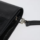 LOUIS VUITTON Electric Epi Pochette Sevigne Bag Black M4055N LV Auth yk18368-18