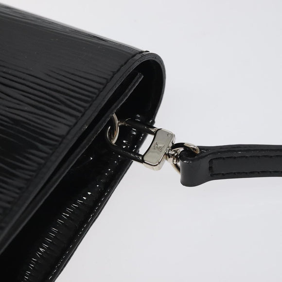 LOUIS VUITTON Electric Epi Pochette Sevigne Bag Black M4055N LV Auth yk18368