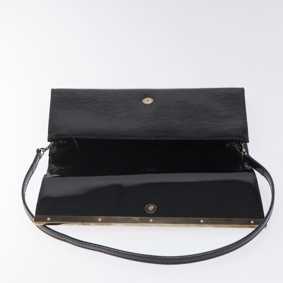 LOUIS VUITTON Electric Epi Pochette Sevigne Bag Black M4055N LV Auth yk18368