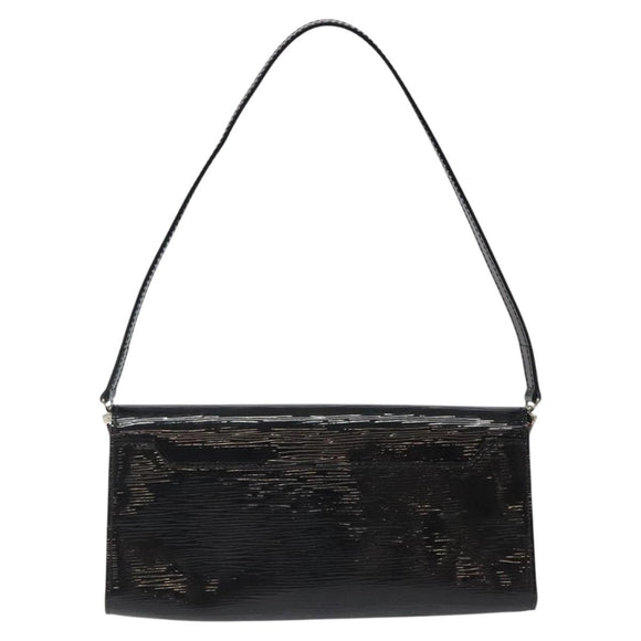 LOUIS VUITTON Electric Epi Pochette Sevigne Bag Black M4055N LV Auth yk18368