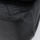 CHANEL Matelasse Chain Hand Bag Lamb Skin Vintage Black Gold CC Auth yk18374A-10