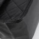 CHANEL Matelasse Chain Hand Bag Lamb Skin Vintage Black Gold CC Auth yk18374A-11