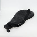 CHANEL Tennis Racket Case Set COCO Mark plastic Black White CC Auth yk18381V-12