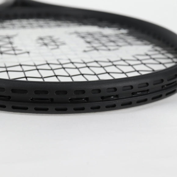 CHANEL Tennis Racket Case Set COCO Mark plastic Black White CC Auth yk18381V