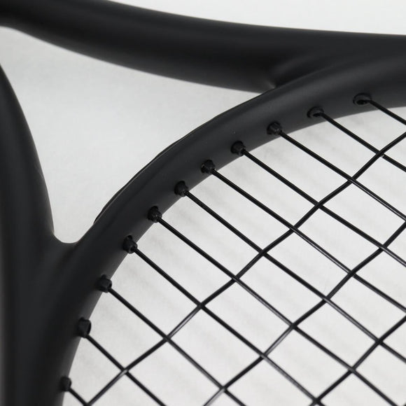 CHANEL Tennis Racket Case Set COCO Mark plastic Black White CC Auth yk18381V