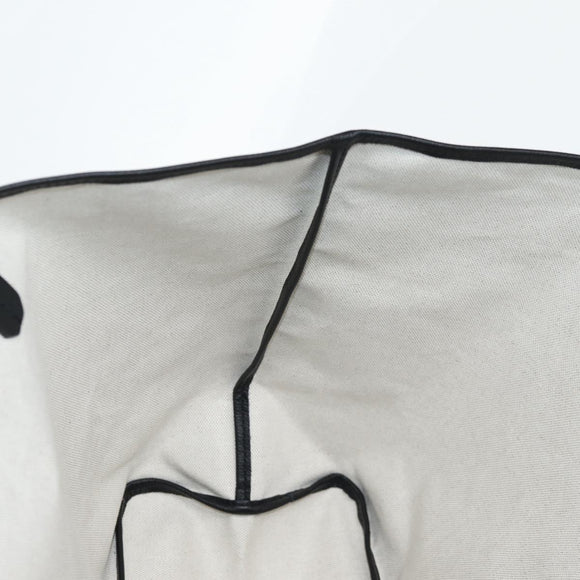 GOYARD Herringbone Saint Louis PM Tote Bag PVC Leather Black Auth yk18382SM