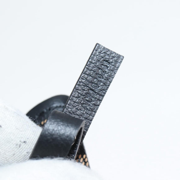 GOYARD Herringbone Saint Louis PM Tote Bag PVC Leather Black Auth yk18382SM