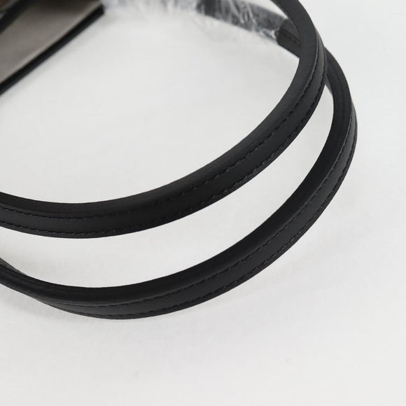 GOYARD Herringbone Saint Louis PM Tote Bag PVC Leather Black Auth yk18382SM