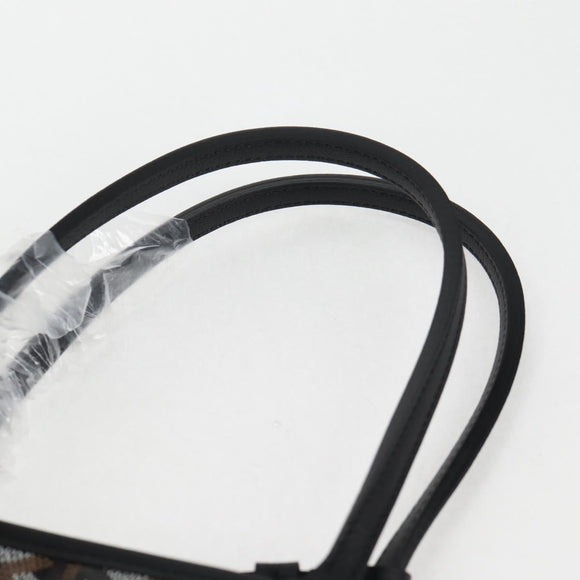 GOYARD Herringbone Saint Louis PM Tote Bag PVC Leather Black Auth yk18382SM