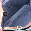 VERSACE Tote Bag Canvas Red Gold Auth yk18395-11