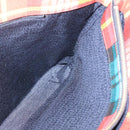 VERSACE Tote Bag Canvas Red Gold Auth yk18395-18