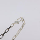 GUCCI Interlocking Necklace Ag925 Silver Auth yk18400-6