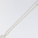 GUCCI Interlocking Necklace Ag925 Silver Auth yk18400-9