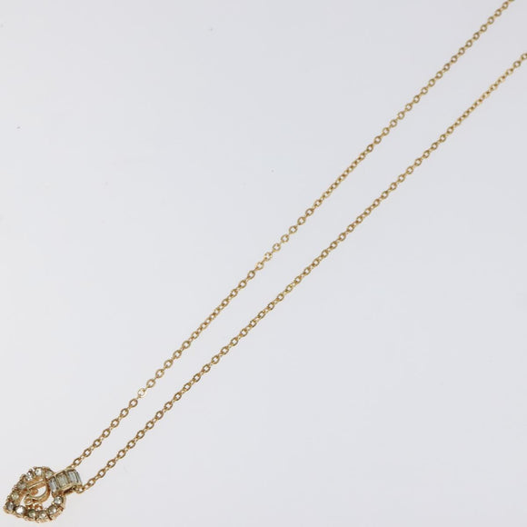 Christian Dior Necklace metal Gold Auth yk18407