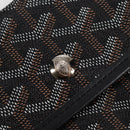 GOYARD Herringbone Saint Louis PM Tote Bag PVC Black Auth yk18410M-22