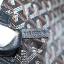 GOYARD Herringbone Saint Louis PM Tote Bag PVC Black Auth yk18410M-12