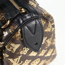 LOUIS VUITTON Monogram Eclipse Sequins Speedy 30 Tasche Gold M40244 Auth yk18412M-15