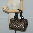 LOUIS VUITTON Monogram Eclipse Sequins Speedy 30 Tasche Gold M40244 Auth yk18412M-25