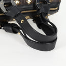 LOUIS VUITTON Monogram Eclipse Sequins Speedy 30 Tasche Gold M40244 Auth yk18412M-7