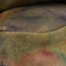 CHANEL Embroidery Graffiti Shoulder Bag Canvas Leather Khaki CC Auth yk18413SM-15