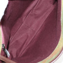 CHANEL Embroidery Graffiti Shoulder Bag Canvas Leather Khaki CC Auth yk18413SM-9