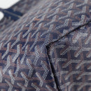 GOYARD Herringbone Saint Louis PM Tote Bag PVC Navy Auth yk18428M-15