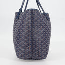 GOYARD Herringbone Saint Louis PM Tote Bag PVC Navy Auth yk18428M-3