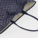 GOYARD Herringbone Saint Louis PM Tote Bag PVC Navy Auth yk18428M-6