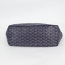 GOYARD Herringbone Saint Louis PM Tote Bag PVC Navy Auth yk18428M-5