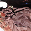 BURBERRY Nova Check Blue Label Shoulder Bag Wool Brown Auth yk18434-19