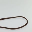 BURBERRY Nova Check Blue Label Shoulder Bag Wool Brown Auth yk18434-8