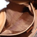 CELINE Macadam Canvas Hand Bag PVC Leather Brown Gold Auth yk18442V-10